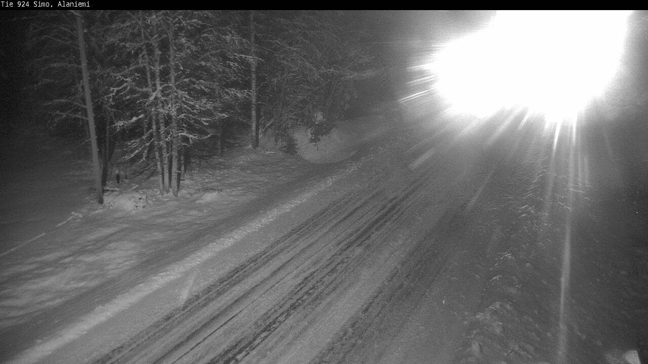 Weather Camera Image Väg 924 Simo, Alaniemi, Simo, Lappi