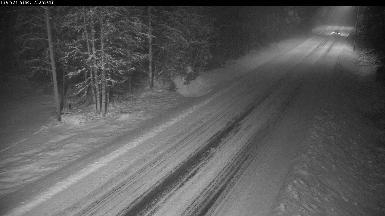 Weather Camera Image Väg 924 Simo, Alaniemi, Simo, Lappi