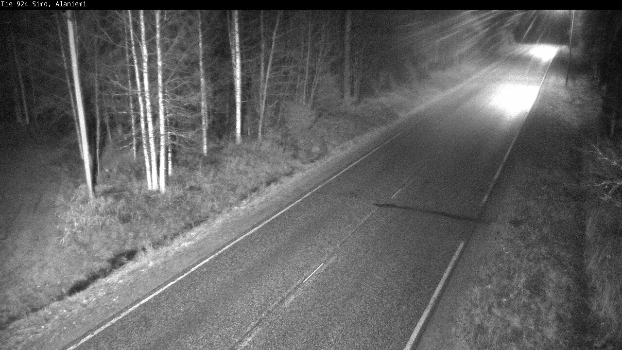 Kelikamerat Kuva Tie 924 Simo, Alaniemi, Simo, Lappi