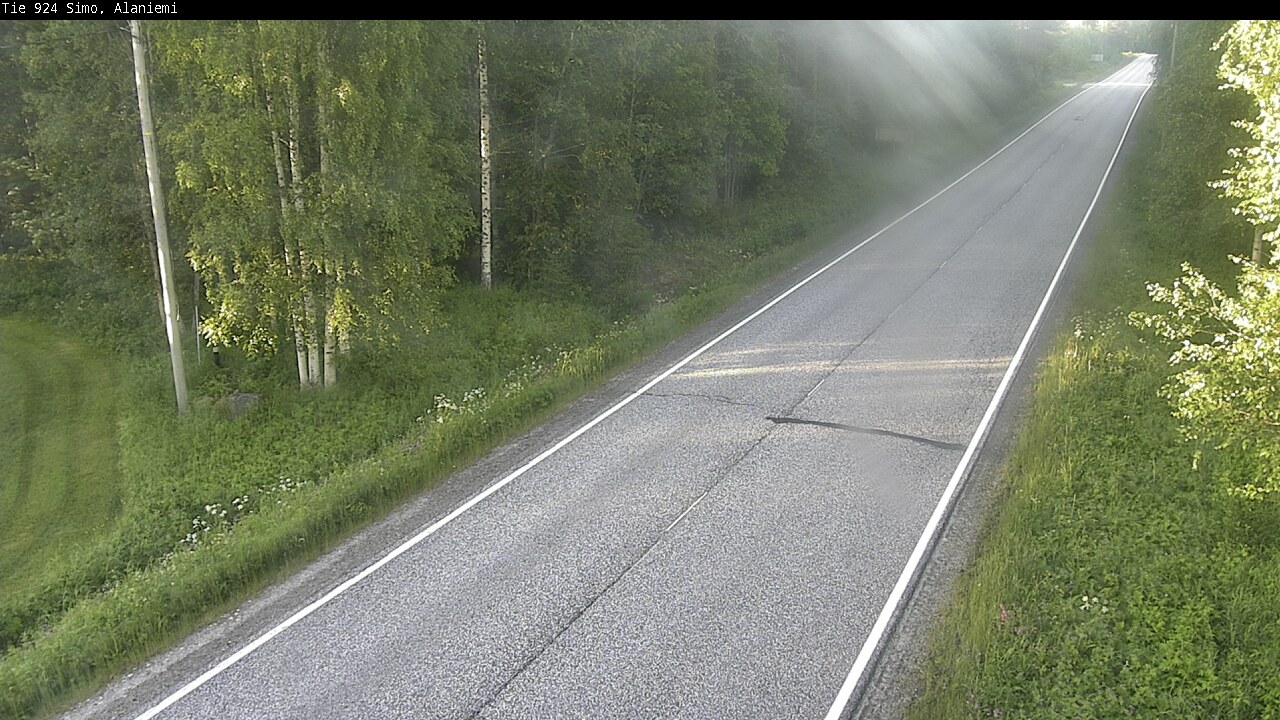 Weather Camera Image Väg 924 Simo, Alaniemi, Simo, Lappi
