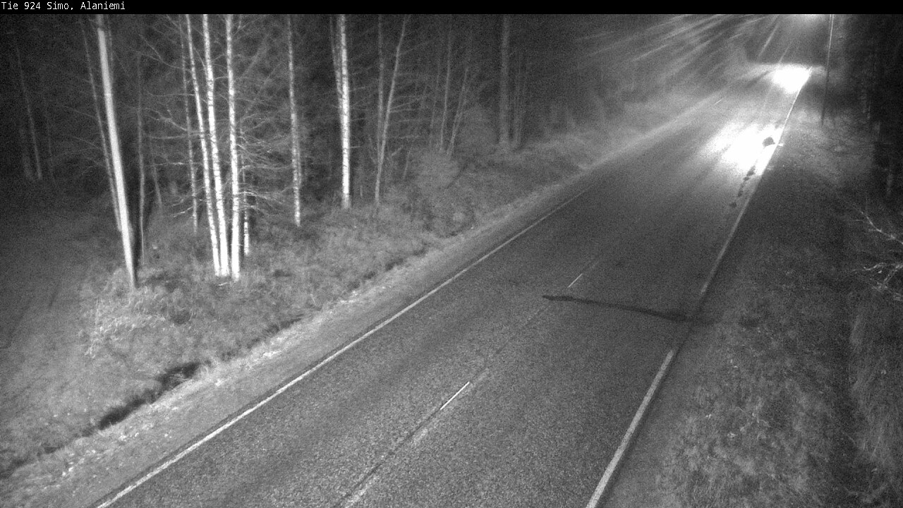 Kelikamerat Kuva Tie 924 Simo, Alaniemi, Simo, Lappi