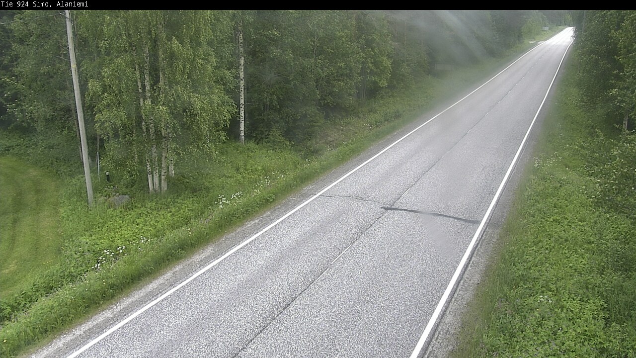 Weather Camera Image Väg 924 Simo, Alaniemi, Simo, Lappi