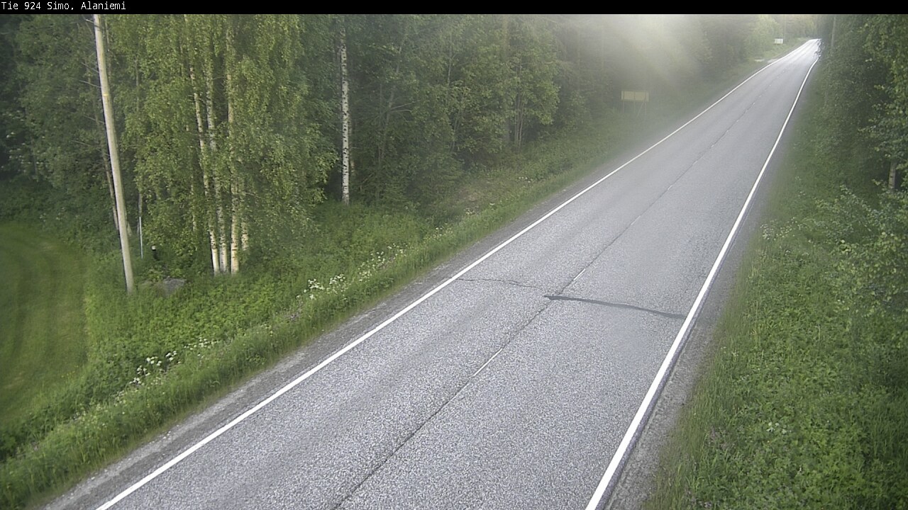 Weather Camera Image Väg 924 Simo, Alaniemi, Simo, Lappi