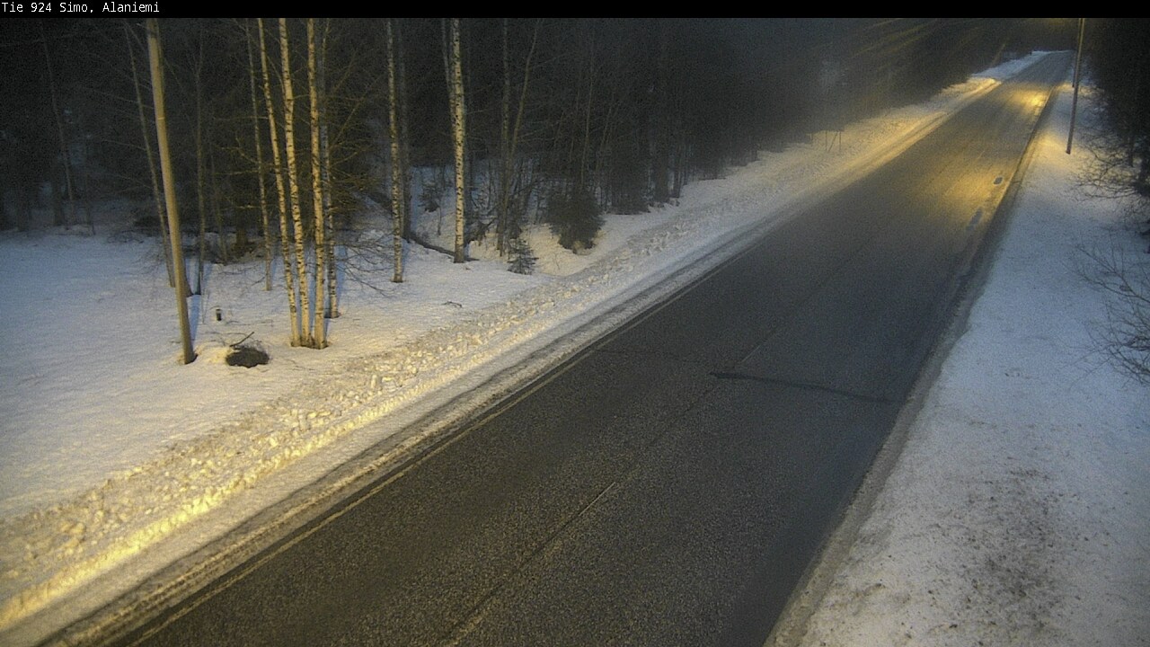 Kelikamerat Kuva Tie 924 Simo, Alaniemi, Simo, Lappi