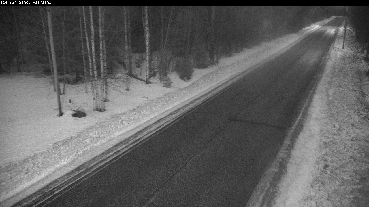 Kelikamerat Kuva Tie 924 Simo, Alaniemi, Simo, Lappi