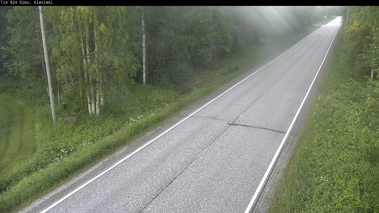 Weather Camera Image Väg 924 Simo, Alaniemi, Simo, Lappi