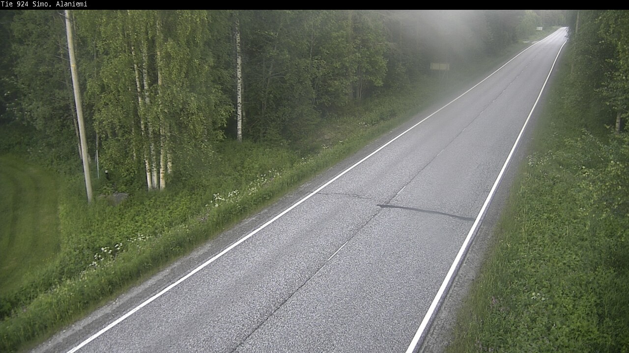 Weather Camera Image Väg 924 Simo, Alaniemi, Simo, Lappi