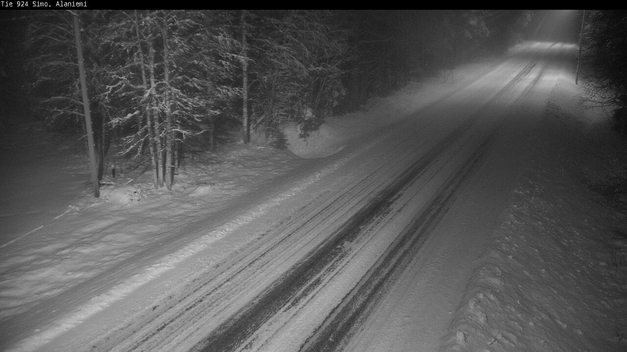 Weather Camera Image Väg 924 Simo, Alaniemi, Simo, Lappi