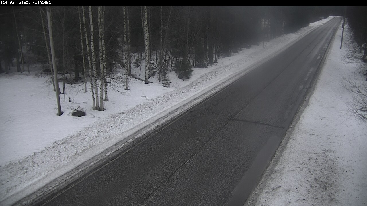 Kelikamerat Kuva Tie 924 Simo, Alaniemi, Simo, Lappi