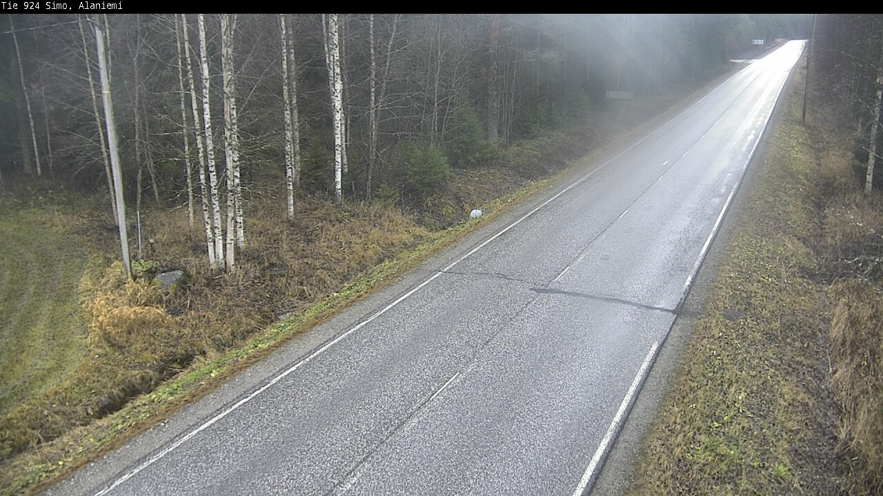 Kelikamerat Kuva Tie 924 Simo, Alaniemi, Simo, Lappi
