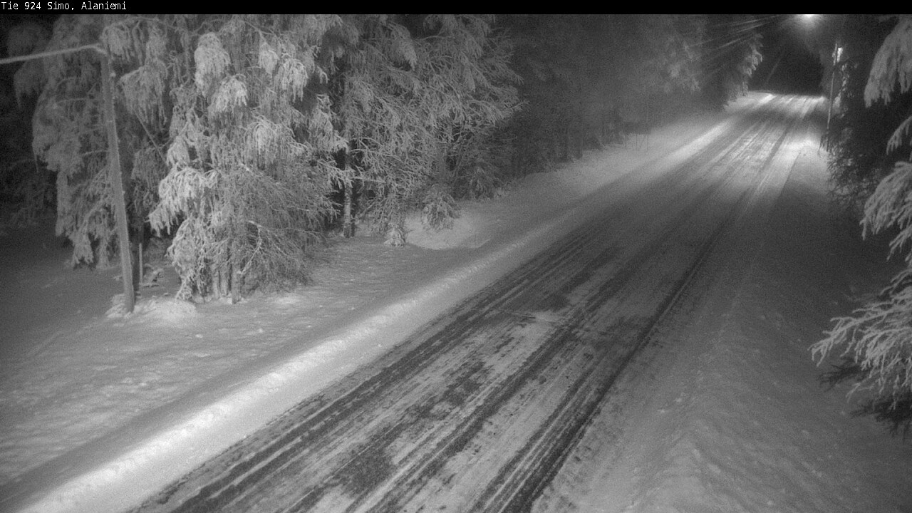 Kelikamerat Kuva Tie 924 Simo, Alaniemi, Simo, Lappi