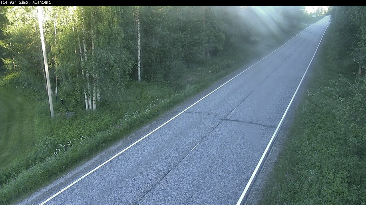 Weather Camera Image Väg 924 Simo, Alaniemi, Simo, Lappi
