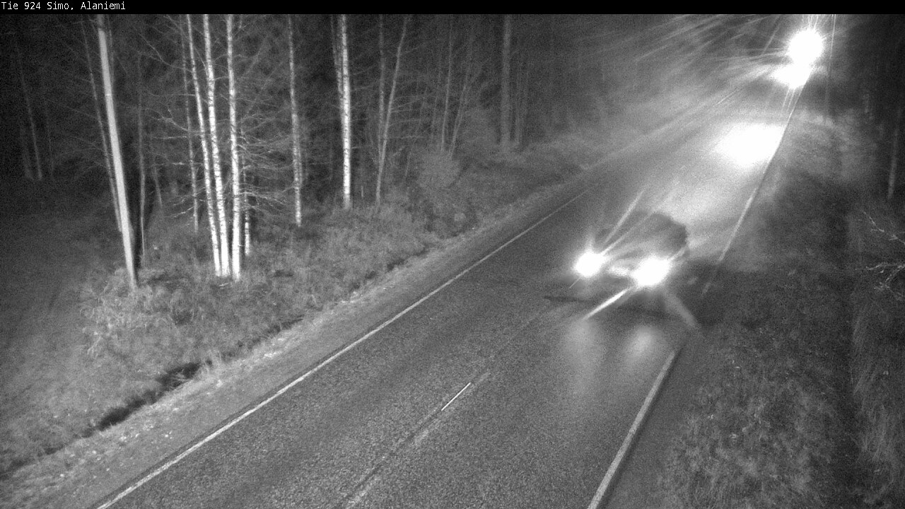 Kelikamerat Kuva Tie 924 Simo, Alaniemi, Simo, Lappi