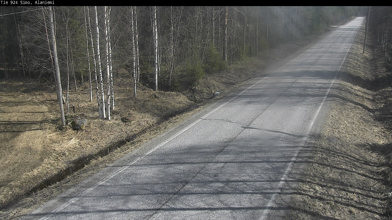 Weather Camera Image Väg 924 Simo, Alaniemi, Simo, Lappi