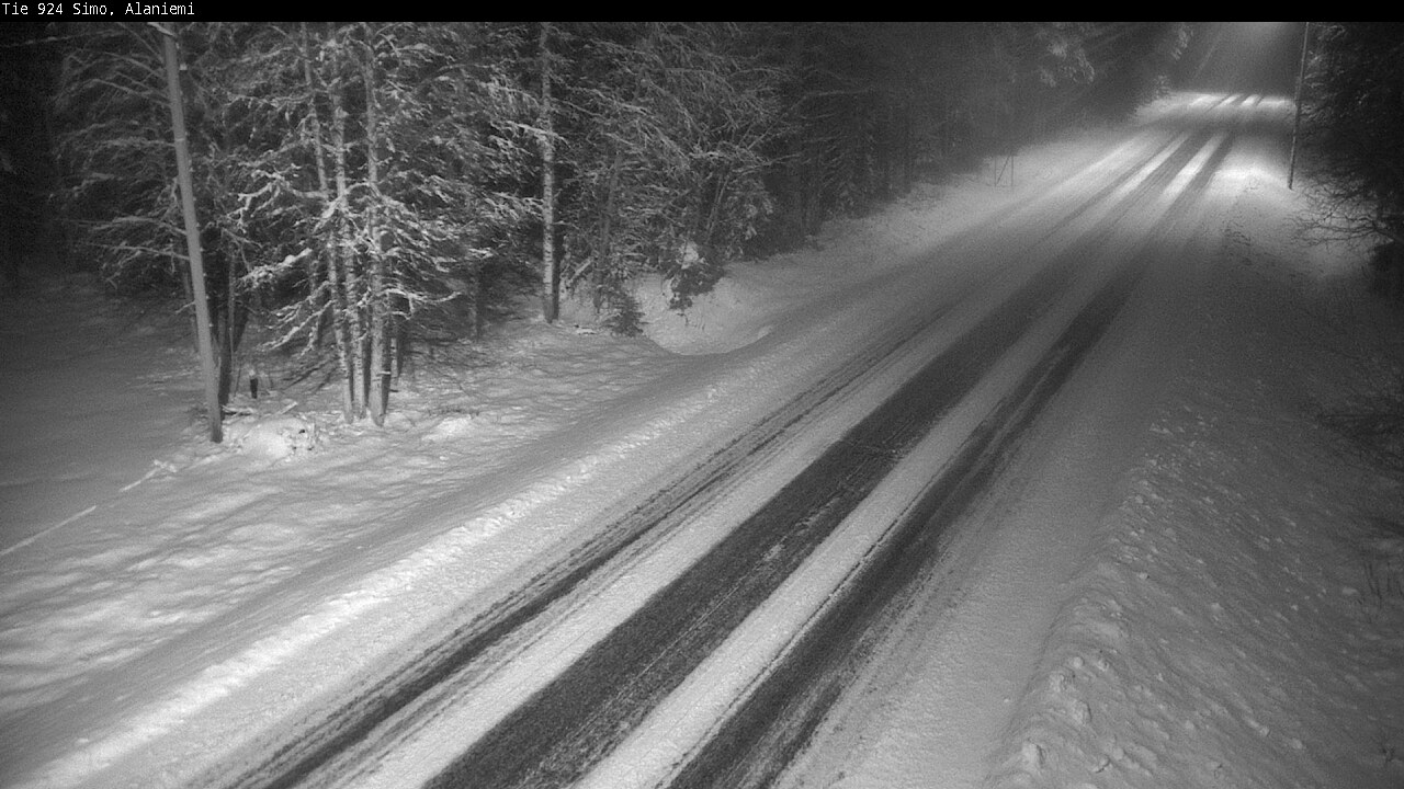 Weather Camera Image Väg 924 Simo, Alaniemi, Simo, Lappi