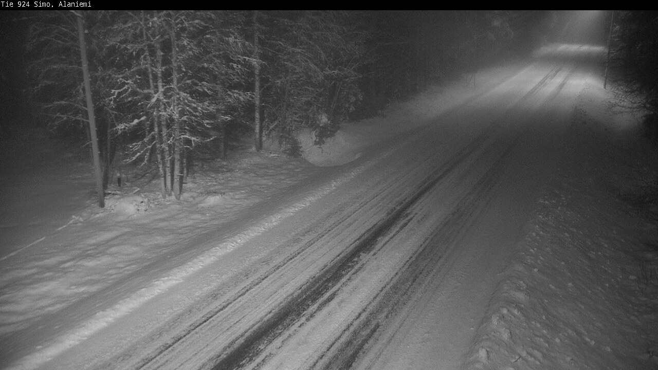 Weather Camera Image Väg 924 Simo, Alaniemi, Simo, Lappi