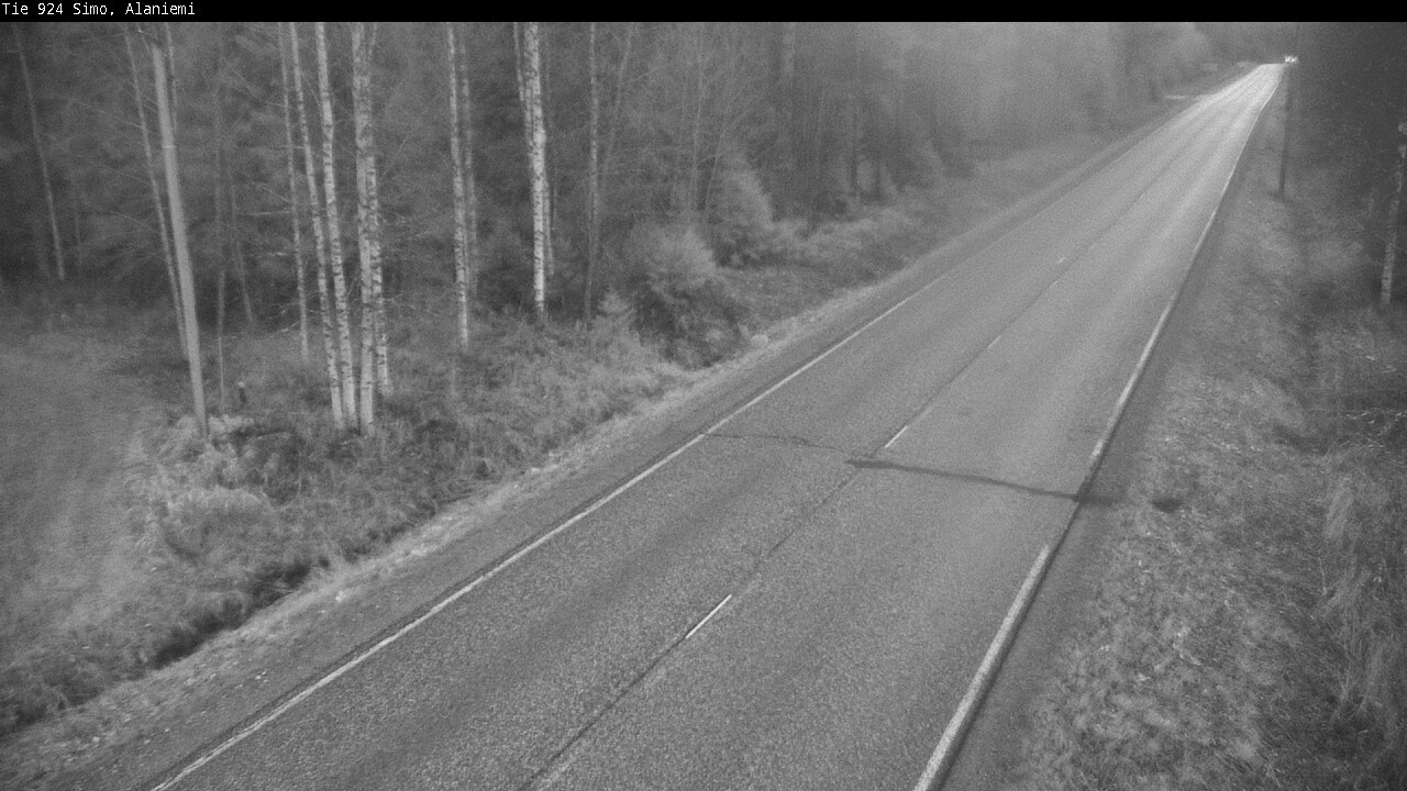 Kelikamerat Kuva Tie 924 Simo, Alaniemi, Simo, Lappi