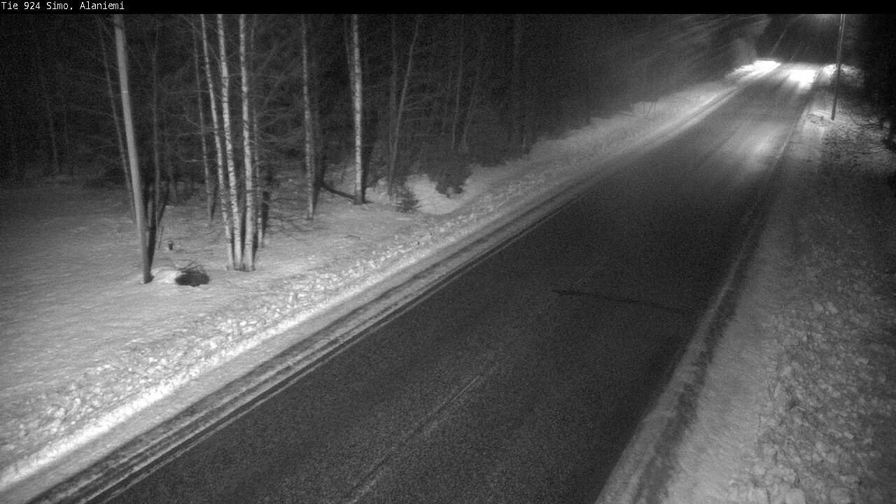 Kelikamerat Kuva Tie 924 Simo, Alaniemi, Simo, Lappi