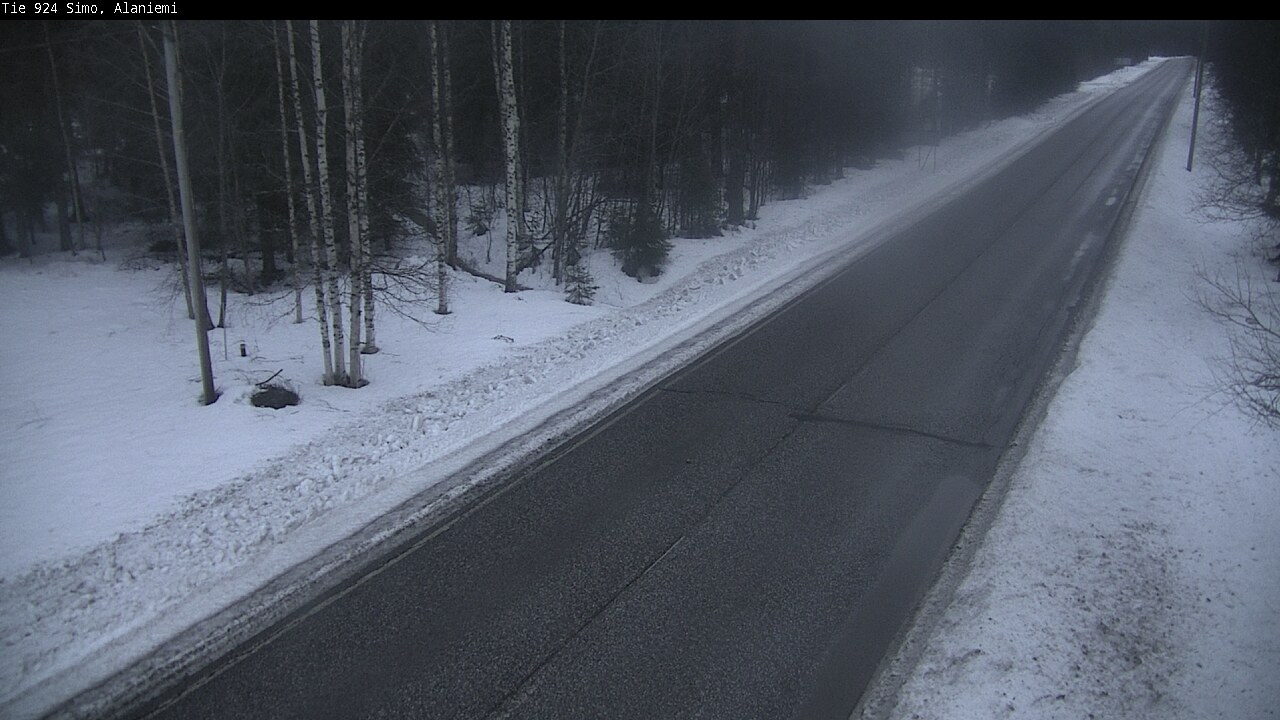 Kelikamerat Kuva Tie 924 Simo, Alaniemi, Simo, Lappi