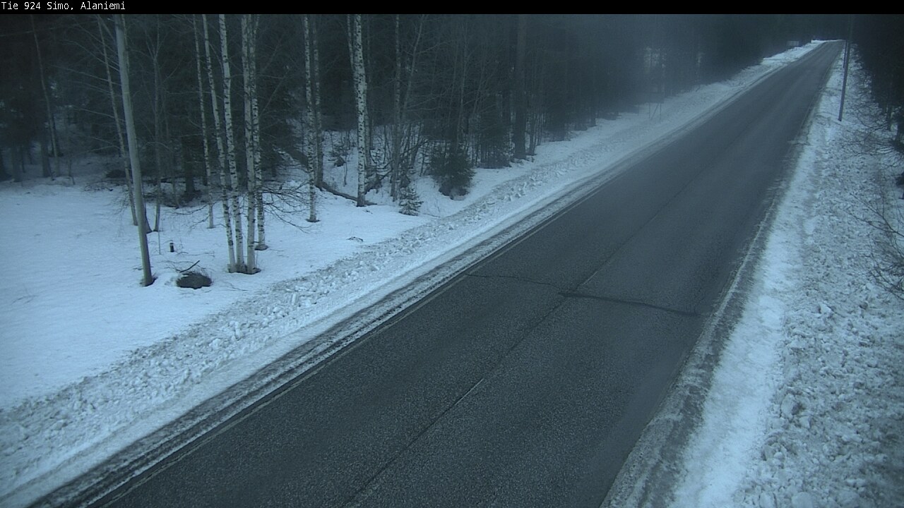 Kelikamerat Kuva Tie 924 Simo, Alaniemi, Simo, Lappi
