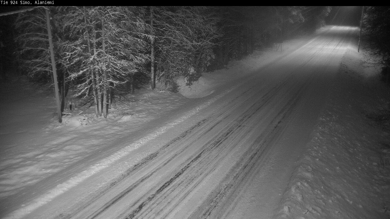 Weather Camera Image Väg 924 Simo, Alaniemi, Simo, Lappi