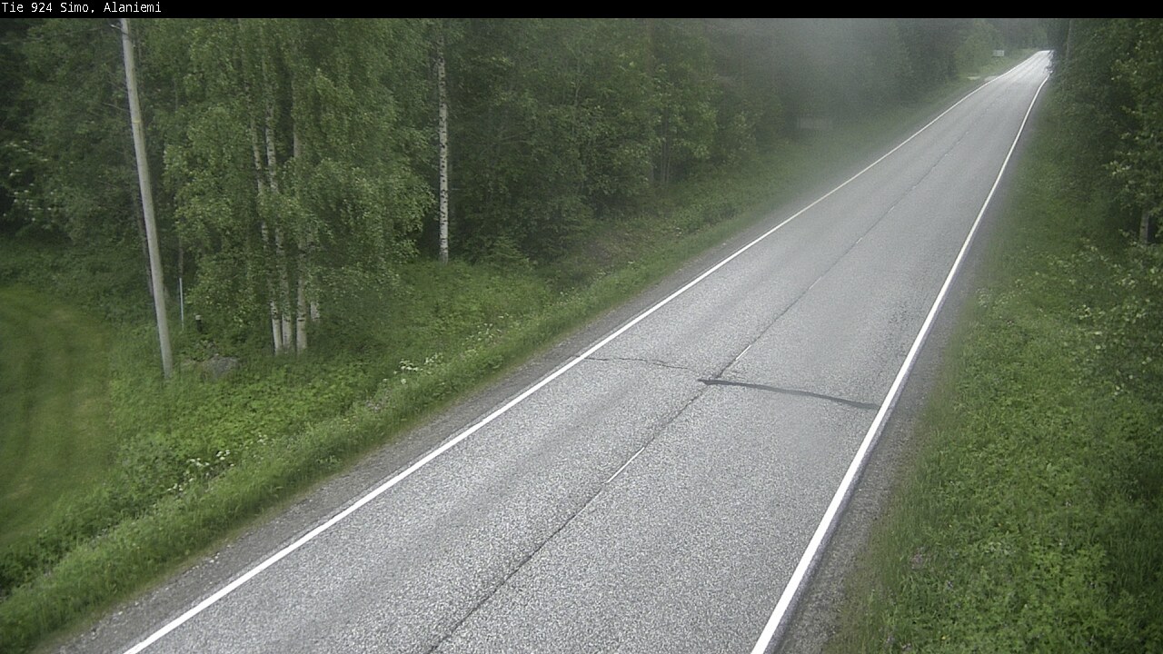 Kelikamerat Kuva Tie 924 Simo, Alaniemi, Simo, Lappi