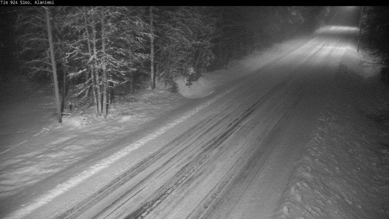 Weather Camera Image Väg 924 Simo, Alaniemi, Simo, Lappi