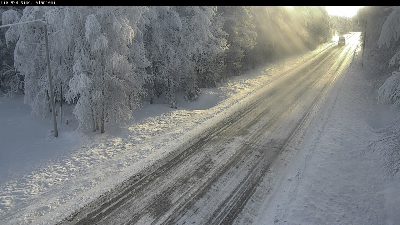 Kelikamerat Kuva Tie 924 Simo, Alaniemi, Simo, Lappi