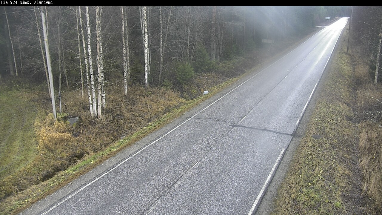 Kelikamerat Kuva Tie 924 Simo, Alaniemi, Simo, Lappi