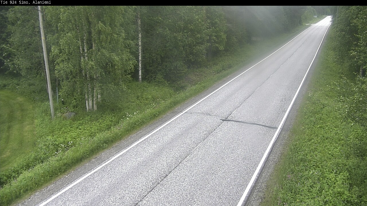 Kelikamerat Kuva Tie 924 Simo, Alaniemi, Simo, Lappi