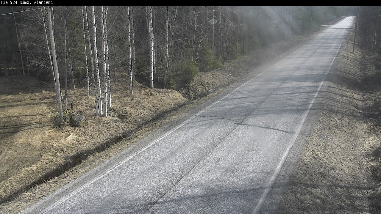 Weather Camera Image Väg 924 Simo, Alaniemi, Simo, Lappi