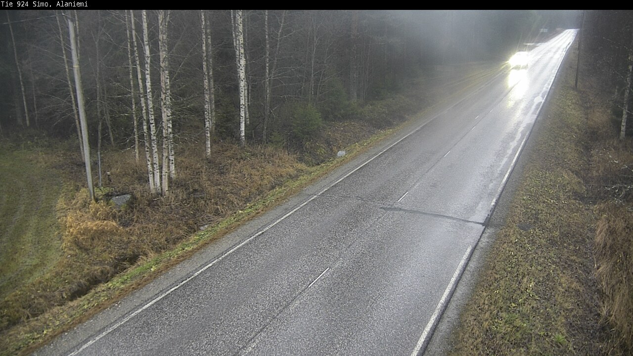 Kelikamerat Kuva Tie 924 Simo, Alaniemi, Simo, Lappi