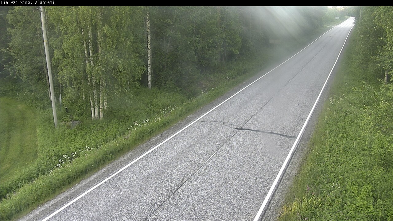 Weather Camera Image Väg 924 Simo, Alaniemi, Simo, Lappi