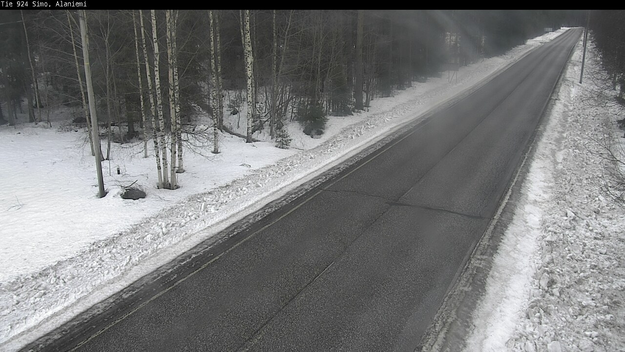 Weather Camera Image Väg 924 Simo, Alaniemi, Simo, Lappi