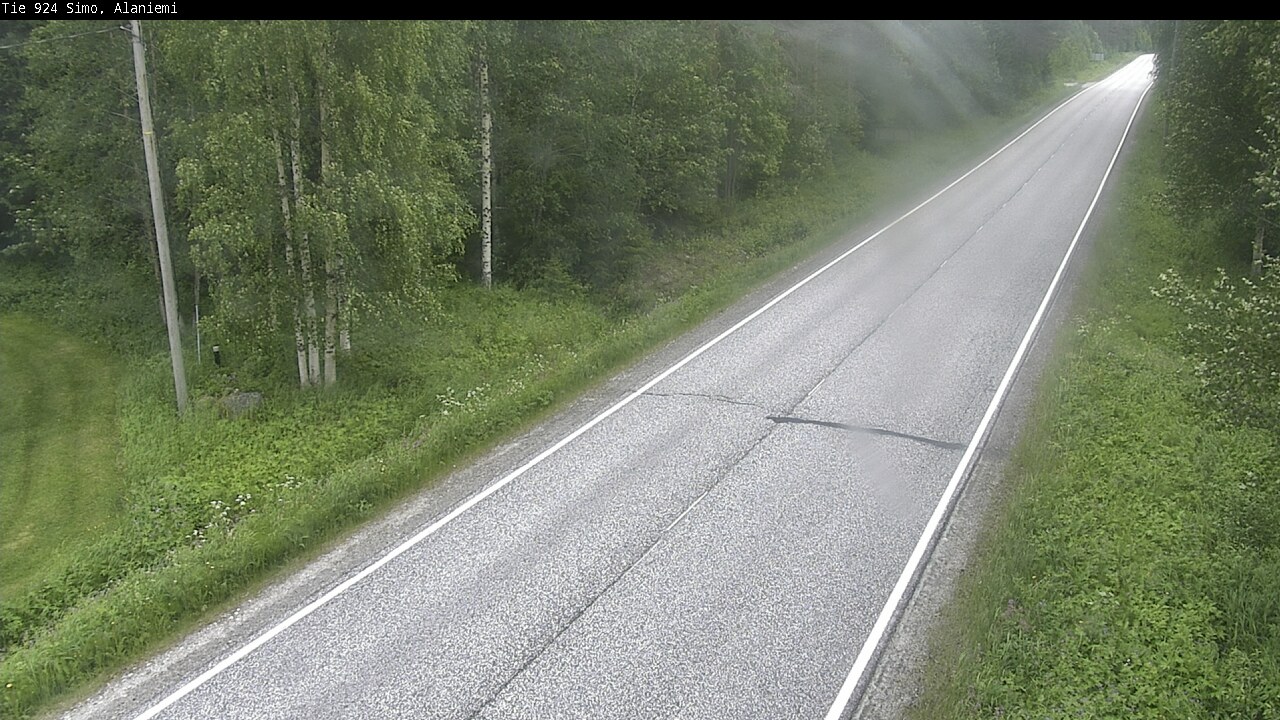 Weather Camera Image Väg 924 Simo, Alaniemi, Simo, Lappi