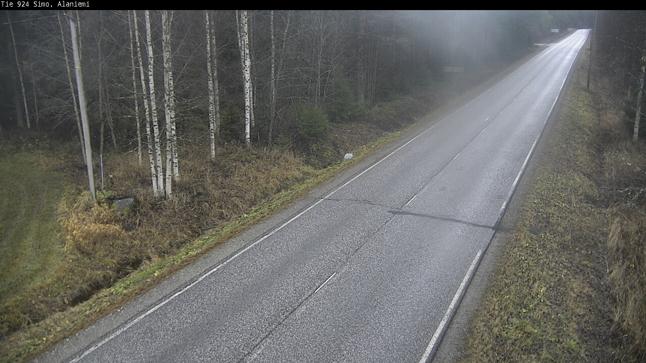 Kelikamerat Kuva Tie 924 Simo, Alaniemi, Simo, Lappi