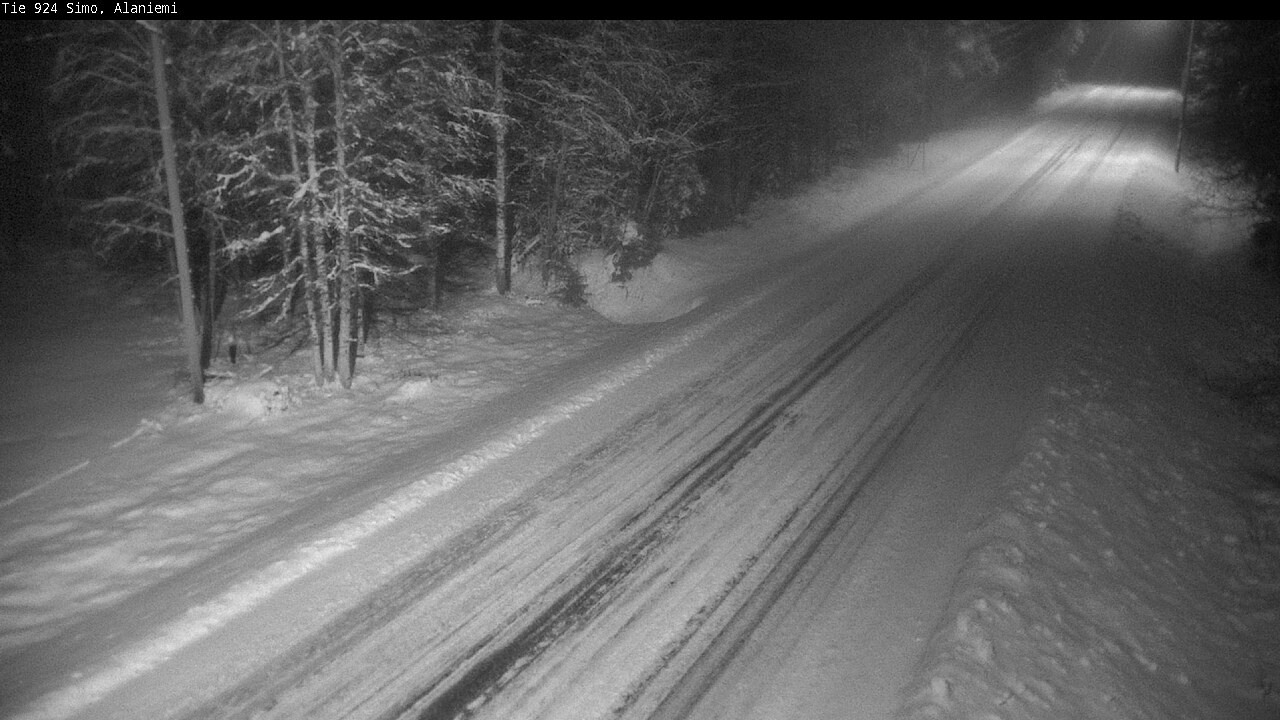 Weather Camera Image Väg 924 Simo, Alaniemi, Simo, Lappi