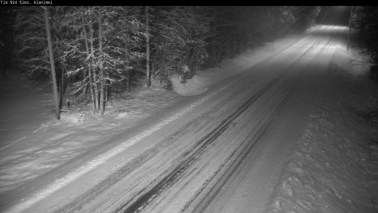 Weather Camera Image Väg 924 Simo, Alaniemi, Simo, Lappi