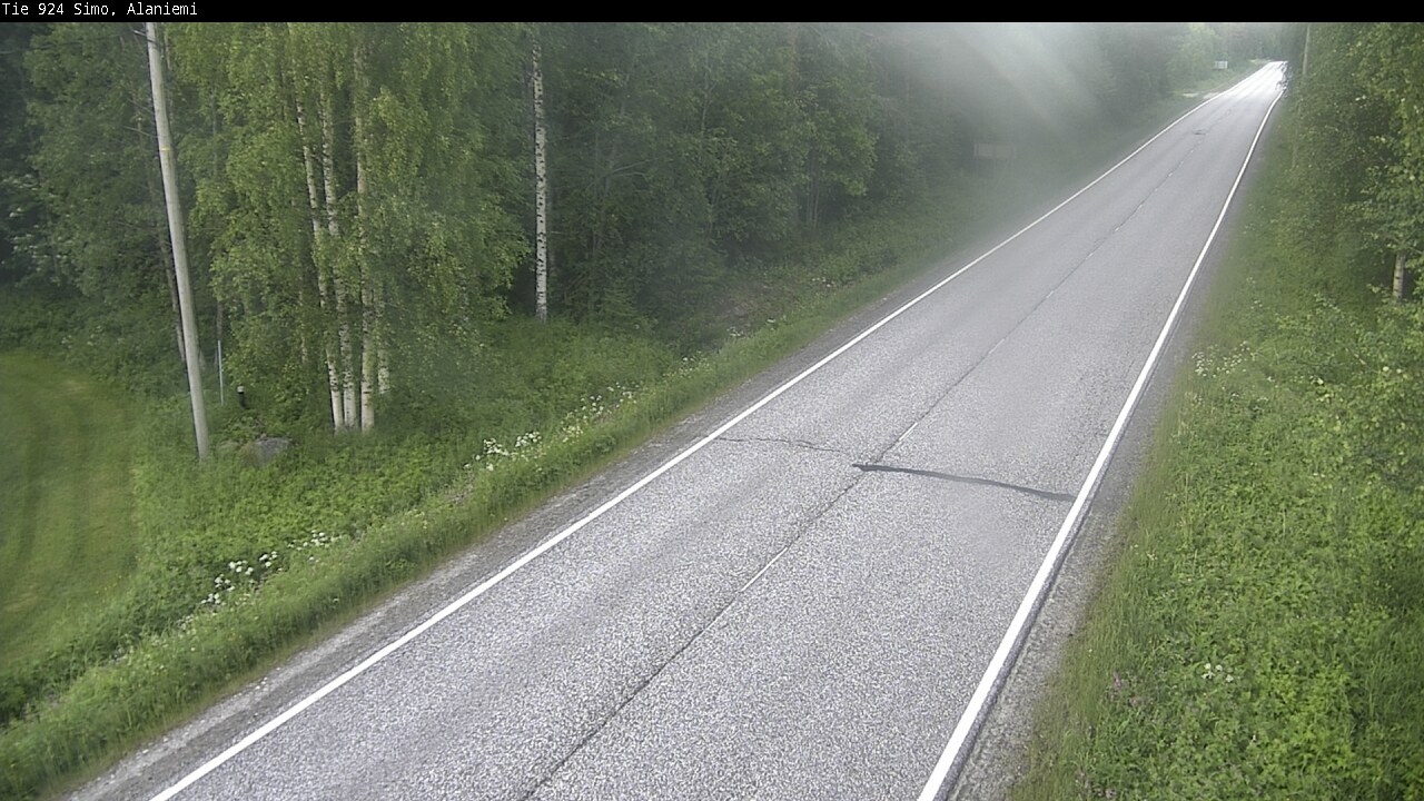 Weather Camera Image Väg 924 Simo, Alaniemi, Simo, Lappi