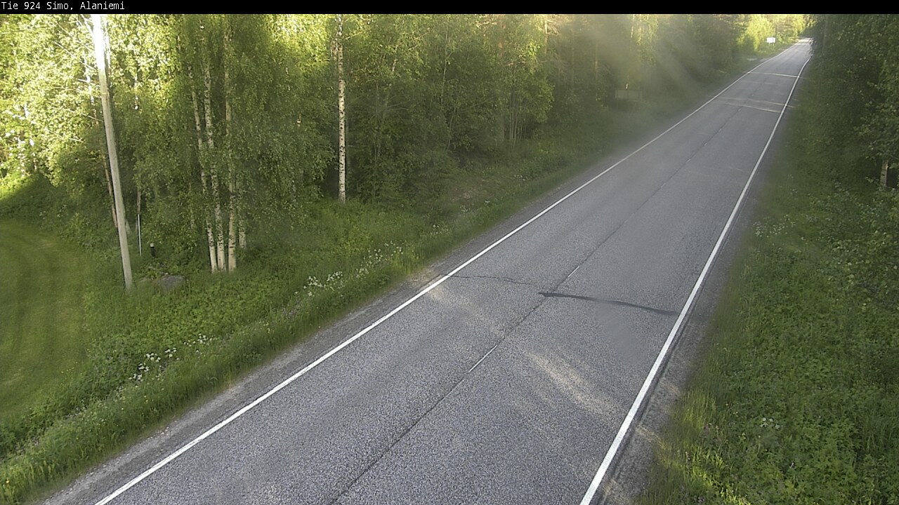 Weather Camera Image Väg 924 Simo, Alaniemi, Simo, Lappi