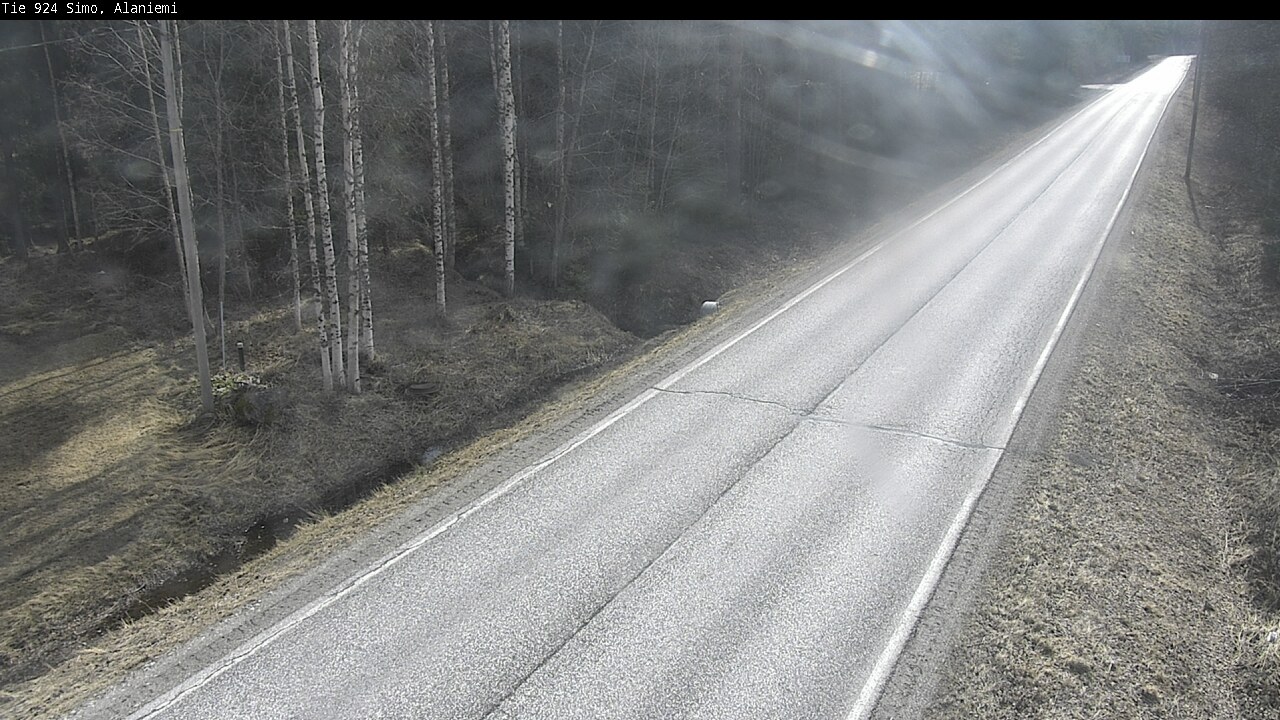 Weather Camera Image Väg 924 Simo, Alaniemi, Simo, Lappi
