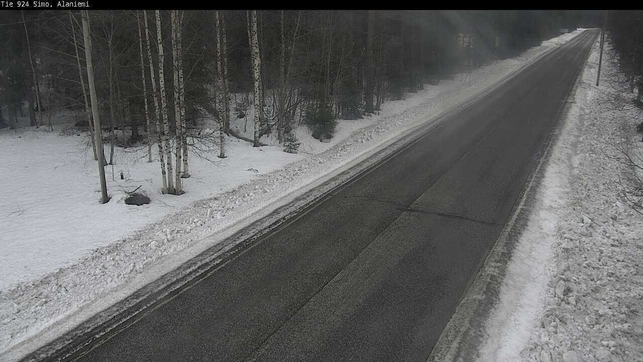 Weather Camera Image Road 924 Simo, Alaniemi, Simo, Lappi