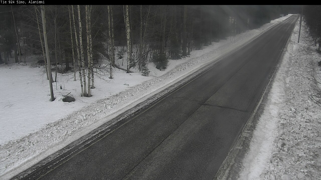 Weather Camera Image Road 924 Simo, Alaniemi, Simo, Lappi