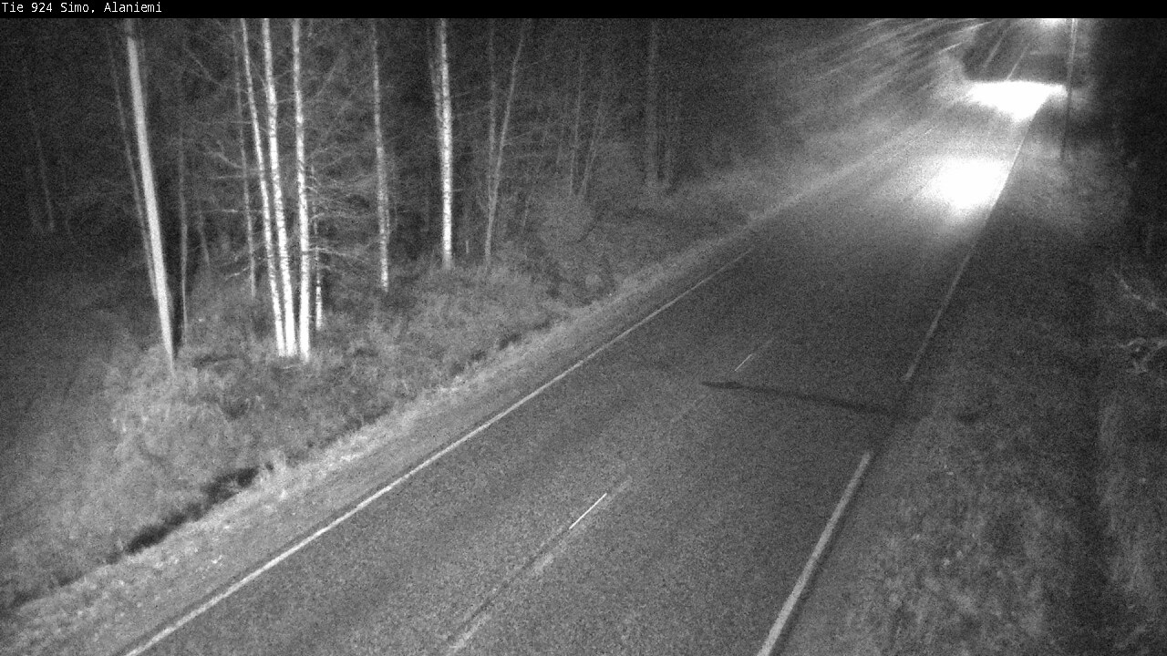 Kelikamerat Kuva Tie 924 Simo, Alaniemi, Simo, Lappi