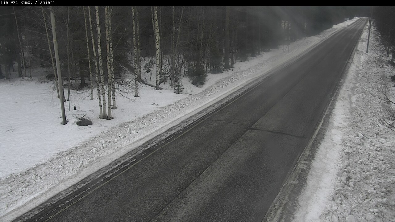 Weather Camera Image Road 924 Simo, Alaniemi, Simo, Lappi