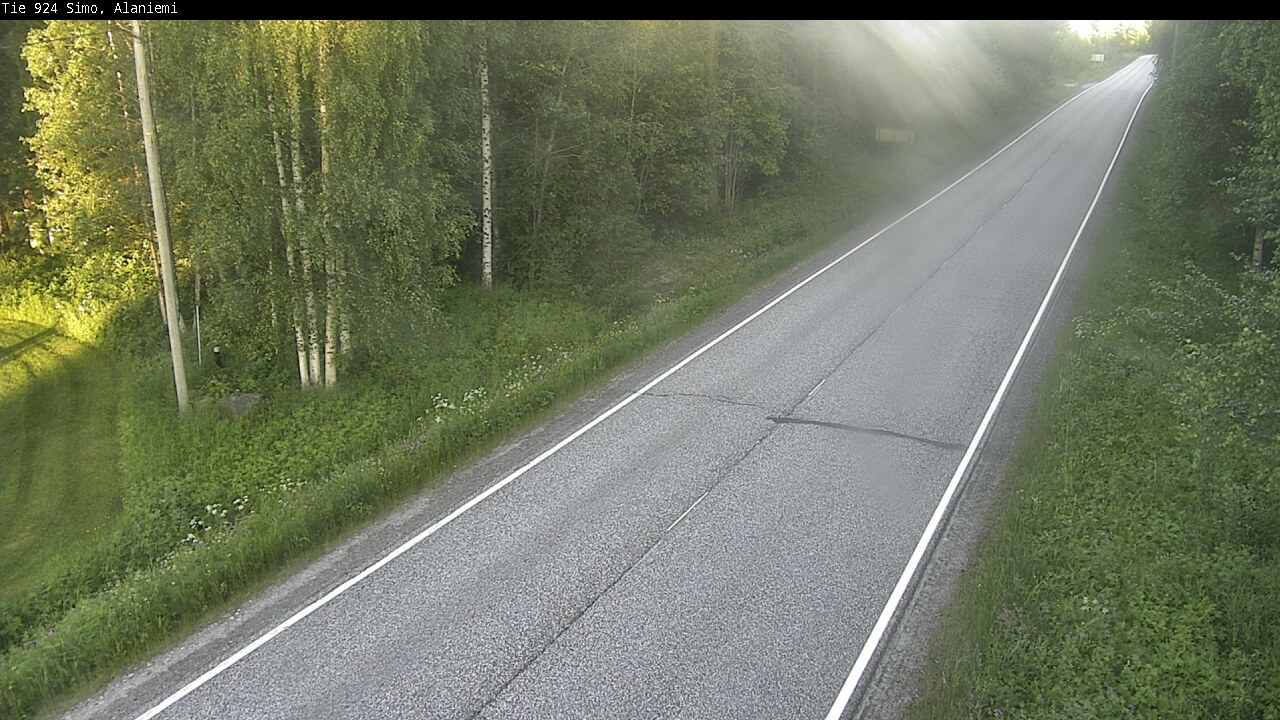 Weather Camera Image Väg 924 Simo, Alaniemi, Simo, Lappi