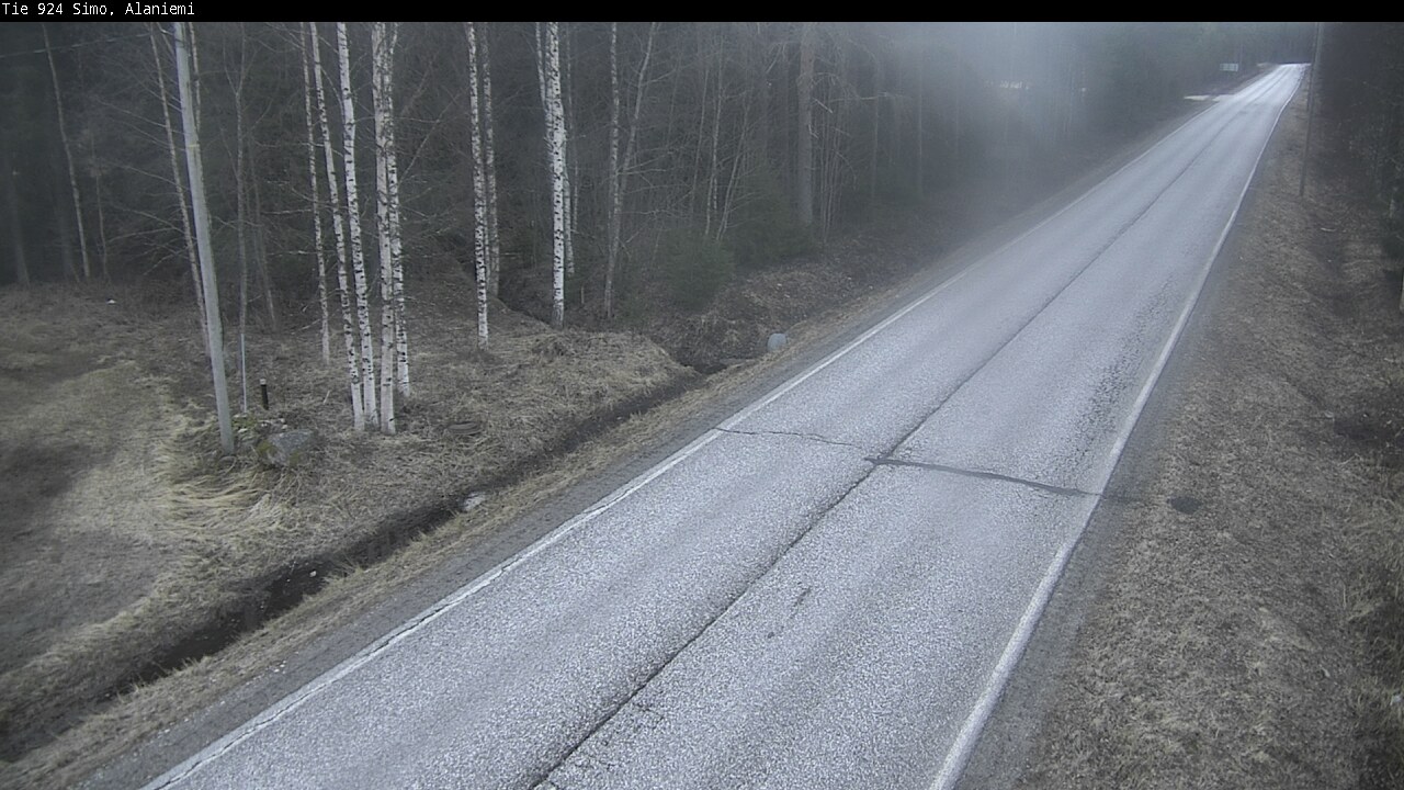 Weather Camera Image Väg 924 Simo, Alaniemi, Simo, Lappi
