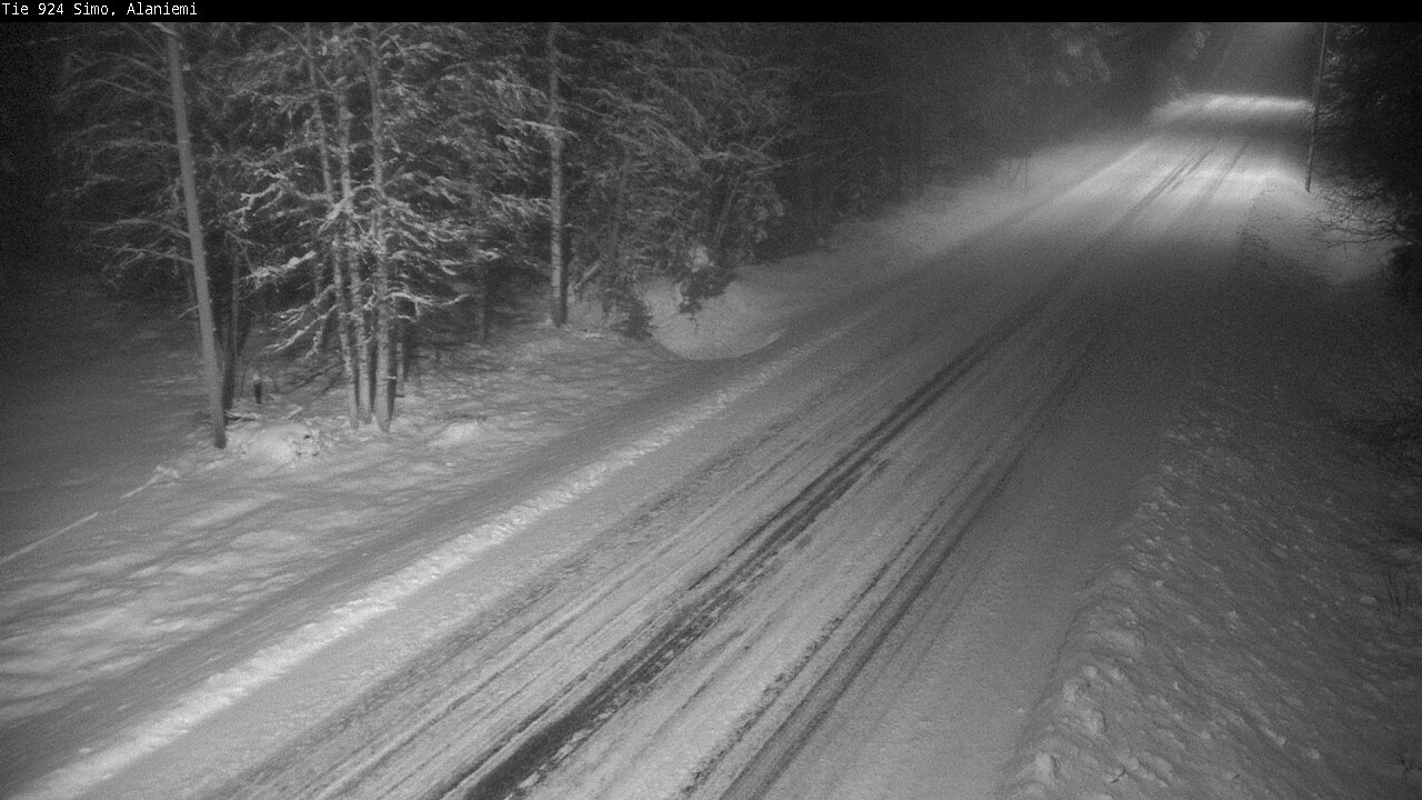 Weather Camera Image Väg 924 Simo, Alaniemi, Simo, Lappi