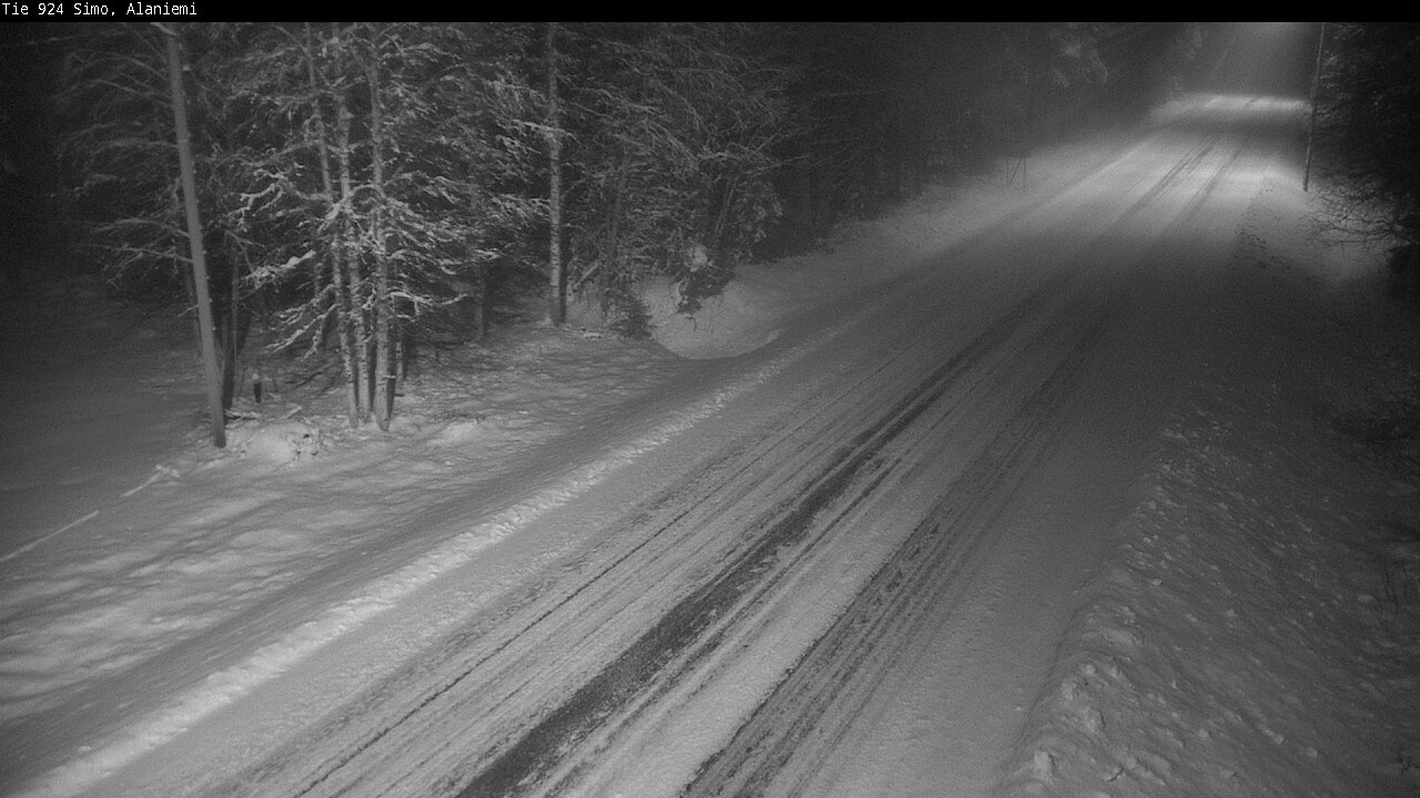 Weather Camera Image Väg 924 Simo, Alaniemi, Simo, Lappi