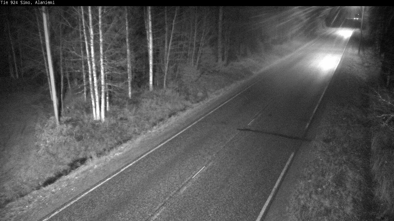 Kelikamerat Kuva Tie 924 Simo, Alaniemi, Simo, Lappi